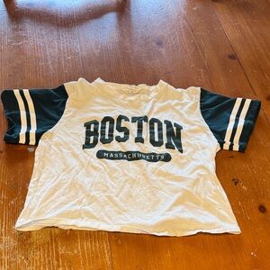 Philosophy Boston cropped tee. Like new condition.